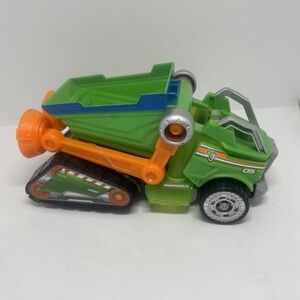 PAW Patrol Rocky Figure Mighty Movie Recycler Truck with Lights Sounds